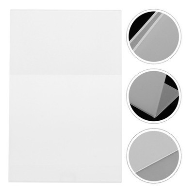 6PCS -Acrylanzeigemenü Anzeige Ständer transparent A6 anzeigt Regal