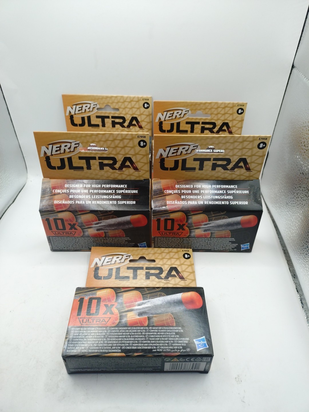 5 Boxes Of 10 Nerf Ultra Darts Hasbro