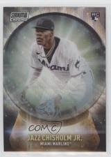 2021 Topps Stadium Club Chrome Crystal Ball Wave Refractor Jazz Chisholm jr 1m8