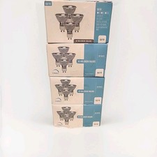 4-4ct GU10 Halogen Light Bulbs 50W 120V MR16 for Track Recessed Accent Lighting