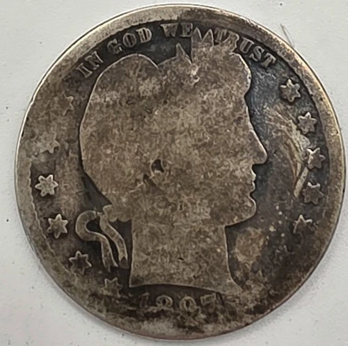 《Silver》1897-O USA BARBER QUARTER -- .1808 OZ of SILVER!!!