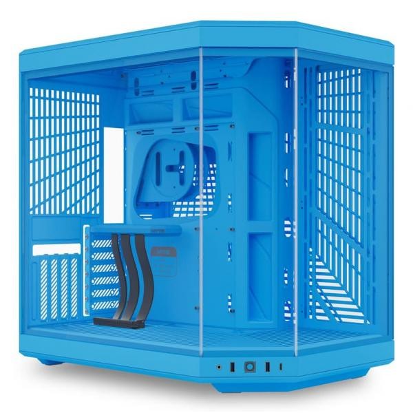 Hyte Case Y70 Blue Mid Tower Atx Eatx Itx Micro Atx Vetro Temperato - Immagine 6