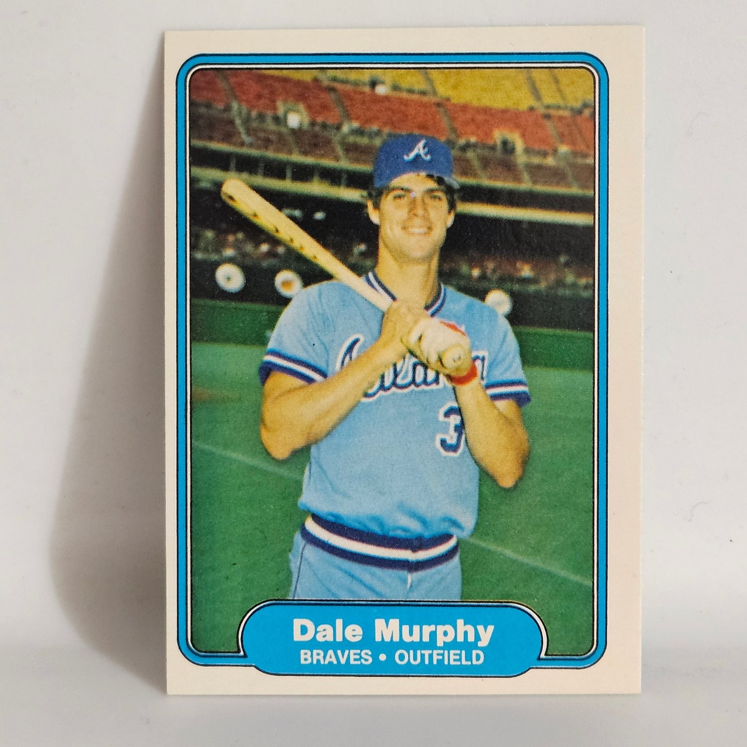 Dale Murphy Braves 1982 Fleer #443 Baseball Card