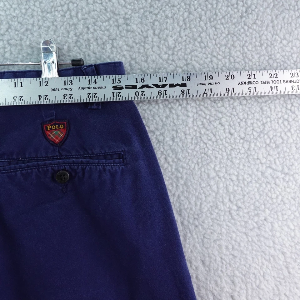 Pantalones Cortos Plisados de Golf Polo Ralph Lauren Para Hombre 31 Azul Marino Informales Clásicos De Colección Foto 3 de 4