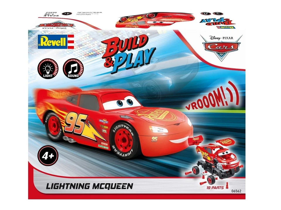 Revell - Lightning Mcqueen Disney-Cars (Light & Sound) 1/20 06562 - Image 3 of 4