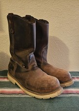 Thorogood Mens 14 D Wellington Work Boots Steel Toe EH Made in USA Pull On