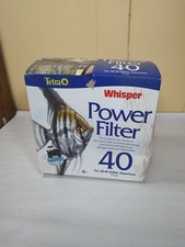Tetra Whisper Power Filter 40 Gallons, Quiet 3-Stage Aquarium Filtration