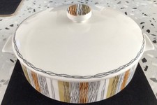 Vintage Midwinter Pottery "Sienna" Pattern Lidded Vegetable Tureen