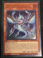 Yugioh Snake-Eye Ash OP25-EN002 Ultimate Rare NM