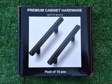 MSI Premium Cabinet Hardware, Matte Black, Pack of 20 Handles NEW Open Box
