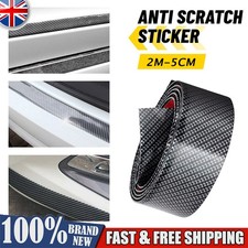 200CM Carbon Fiber Car Sticker Door Sill Scuff Anti Scratch Tape Protection Film
