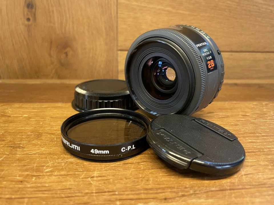 *Rare Early Model: Mint w/ PL Filter* SMC Pentax F 28mm F/2.8 Wide Angle AF Lens - Image 2 of 4