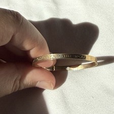 Vintage 9ct Gold Expanding Baby Bangle Hallmarked 375 "Itsy Bitsy Spider"