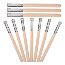 10Pcs Reusable Wood and Metal Pencil Extenders for Colored Pencils Artist Tools