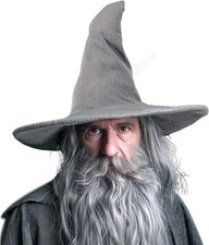 Wizard Hat, 18IN Large Witch Hat for Witch Costume, Funny Cosplay Accessories f