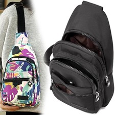 Lady Sling Bag Chest Fanny Packs Cross Body Travel Sports Shoulder Backpack Gift