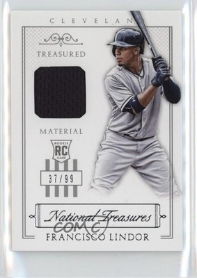 2015 Panini National Treasures 37/99 Francisco Lindor #27 Rookie RC 01lu
