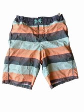 Art class boys Multicolor Striped swim Shorts Size 12with Back Pocket Pocket