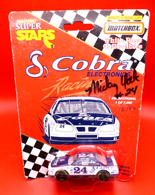 1/64 Mickey York Cobra Electronics Signed Promo Matchbox Goody's Dash NASCAR