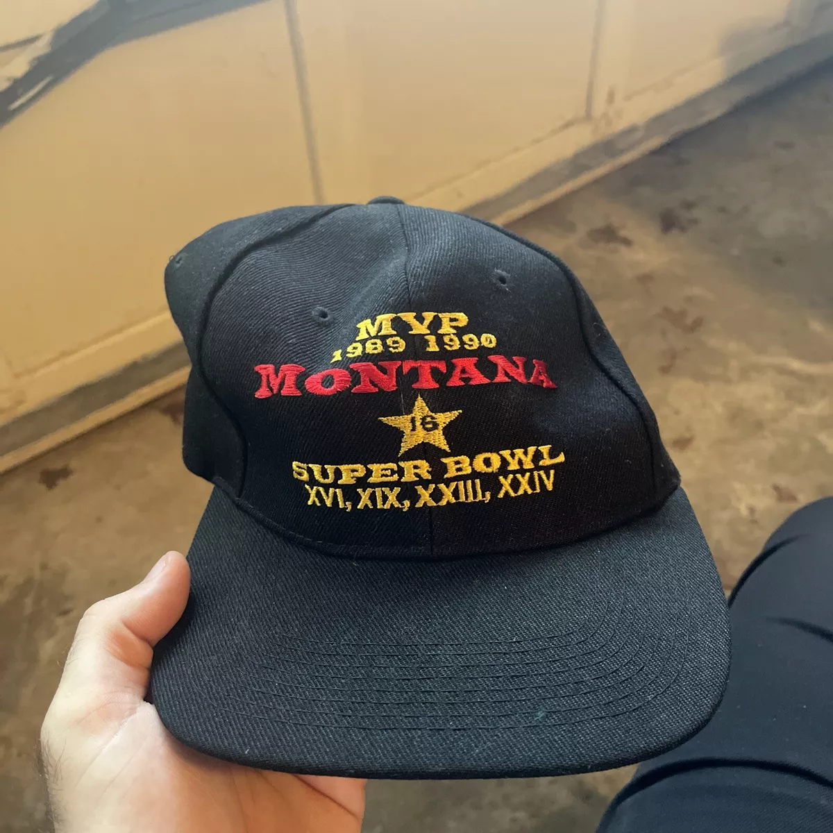 VINTAGE 49ers JOE MONTANA CAP-
