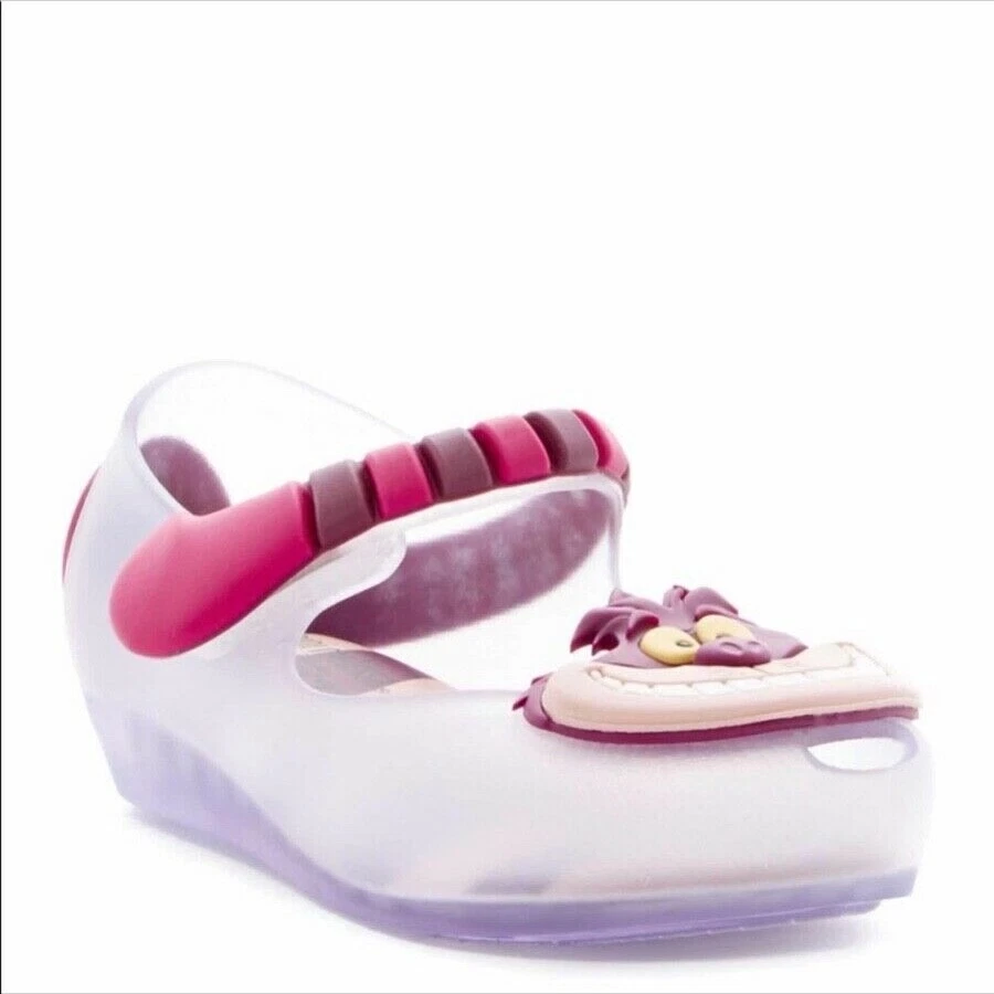Mini Melissa Alice in Wonderland Ultragirl Size 7 toddler New With Box And Dust