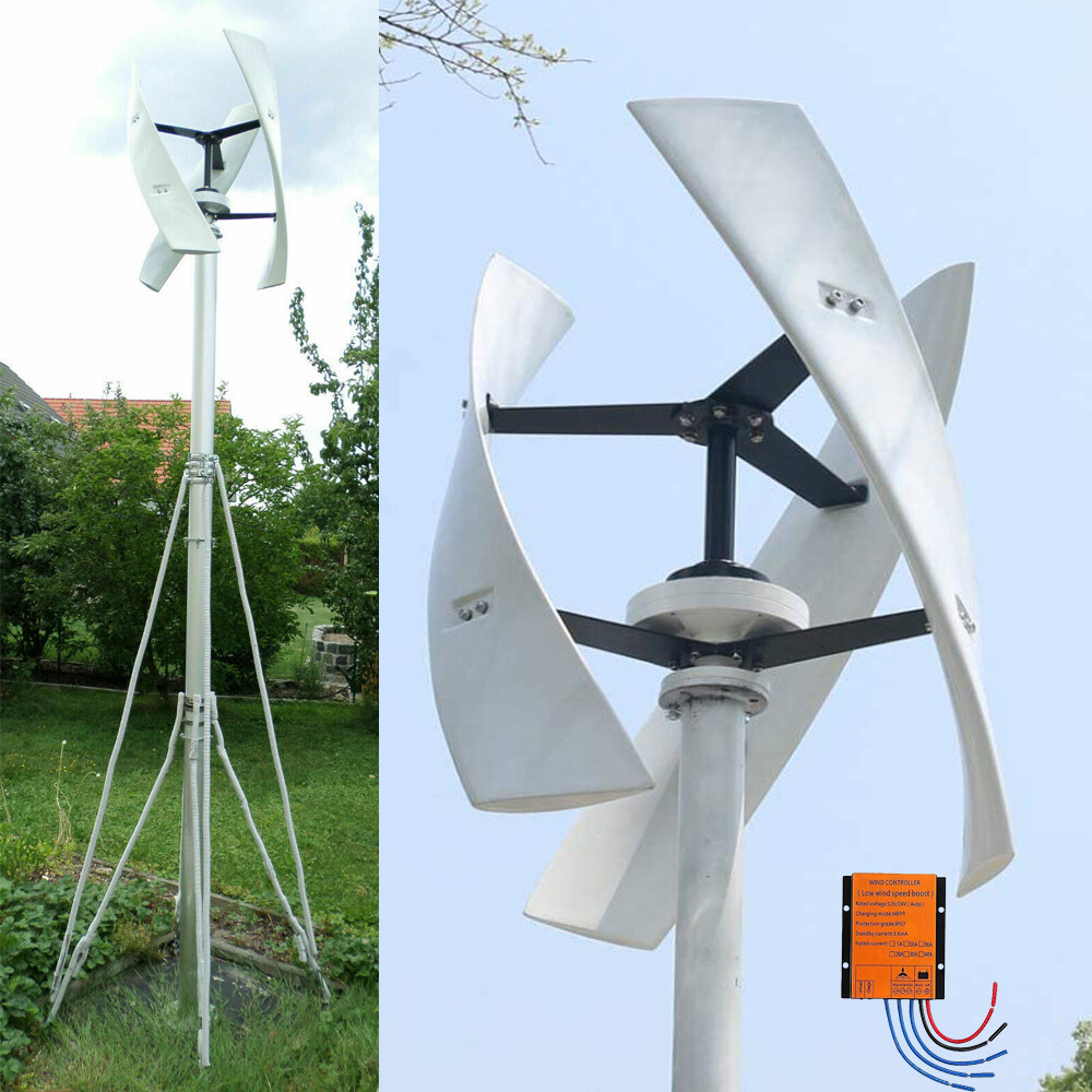 800W Vertical Axis Wind Turbine 48V Roof garden Wind Power