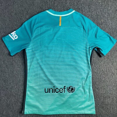 FC Barcelona Nike Aeroswift ユニフォーム Sサイズ Barcelona FC Jersey Mens Size Small Teal Third Nike