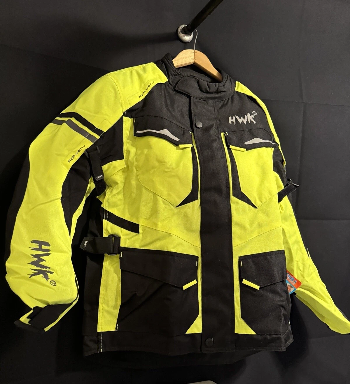 HWK Adventure/Touring Motorcycle Jacket Men, Medium, Waterproof, Heavy-Duty image 6
