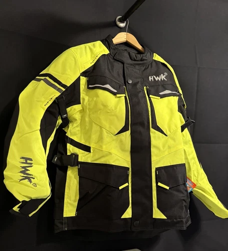 HWK Adventure/Touring Motorcycle Jacket Men, Medium, Waterproof, Heavy-Duty image 6