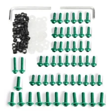 158PCS Motorcycle M5 M6 Fairing Bolt Kit Fasteners Screws Washers Nuts Kit ATV