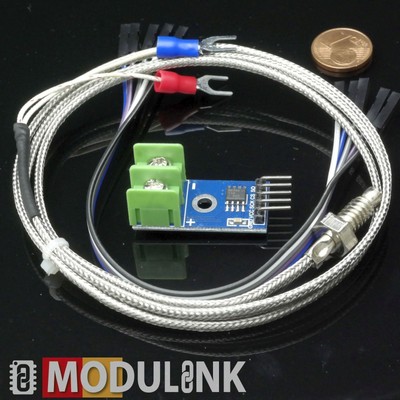 MAX6675 M31855 K Type Thermoelement WRNT01 Temperatur Fühler °C SPI Arduino RPI