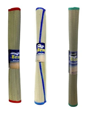 DEPENDABLE INDUSTRIES INC. ESSENTIALS Straw Beach Mat Fiber Roll Up Woven-Yoga / Camping Mat 24 inches x 72 inches