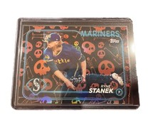 2024 Topps Update Holiday Halloween Ghost Foil 08/50 #US121 Ryne Stanek Mariners