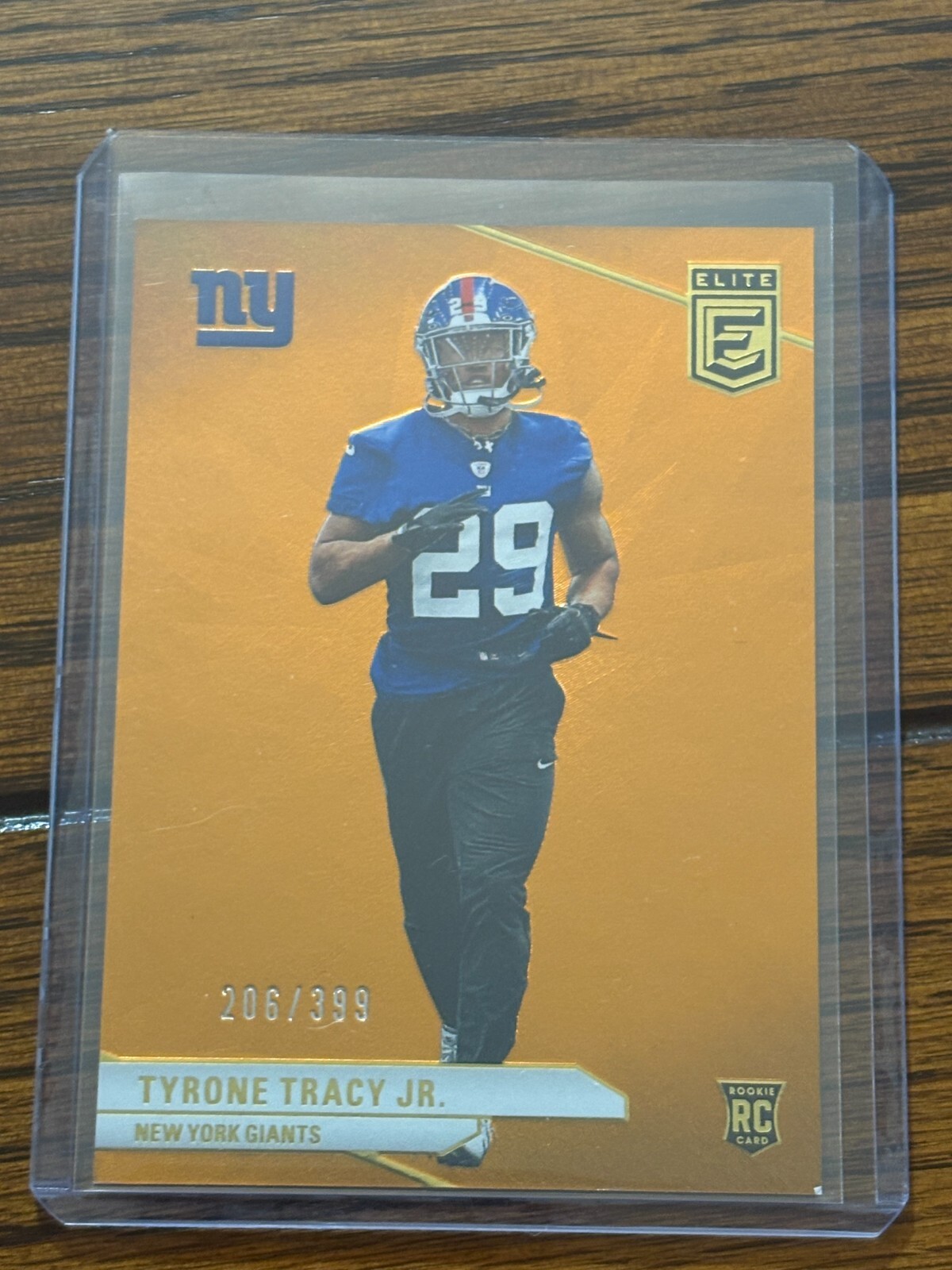 Tyrone Tracy Jr 206/399 2024 Elite Orange Rookie Rc #144 Giants