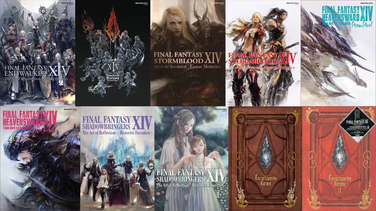 Final fantasy XIV 14 The art book FF14 Square enix Encyclopaedia Eorzea