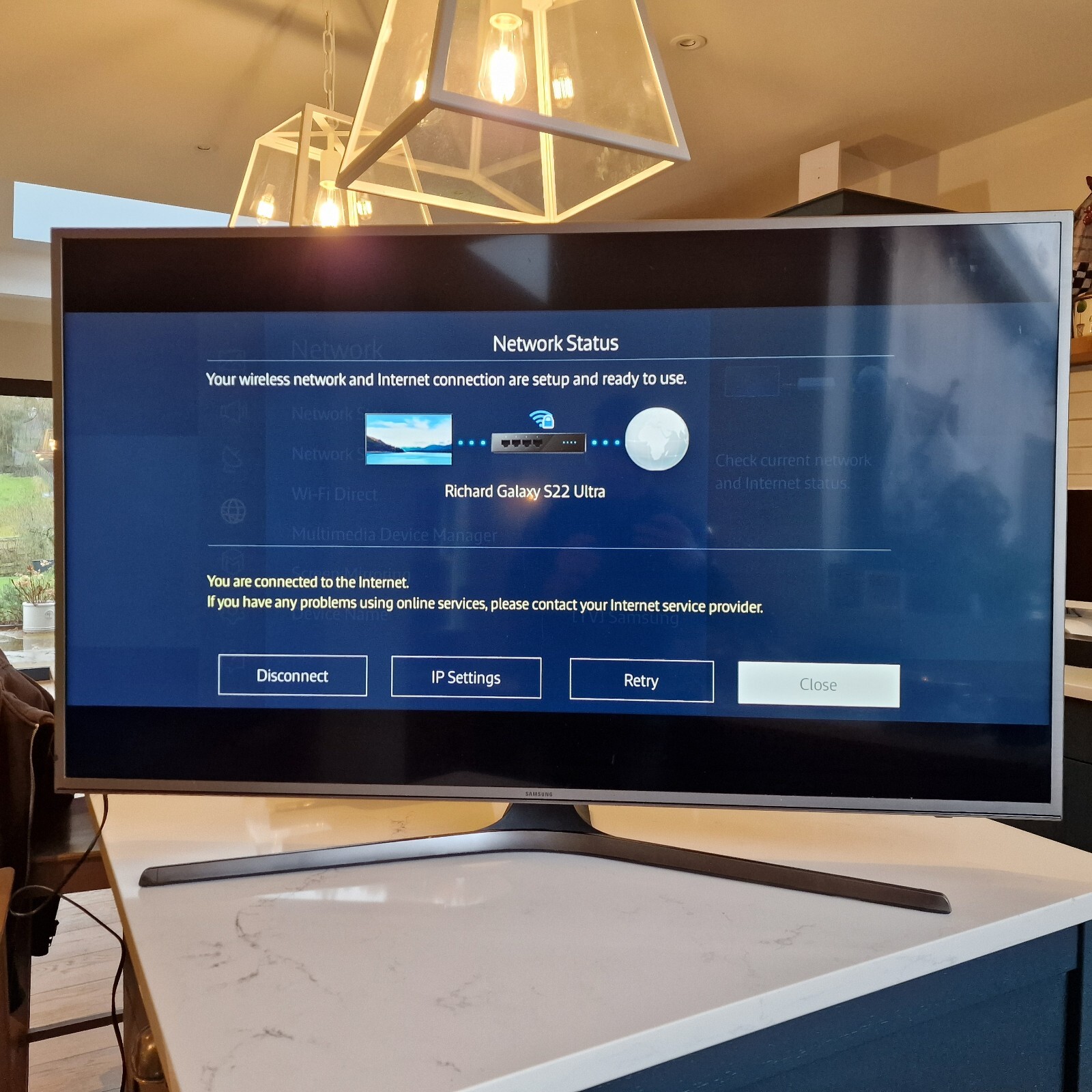 Samsung Smart TV 50 inch with Stand, Wall Bracket and Remote Control eBay