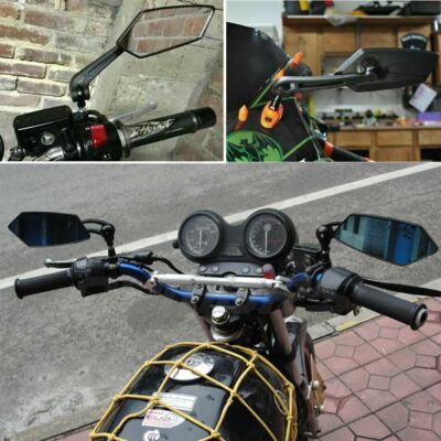 Honda Ruckus Mirrors KAWASAKI Bajaj -Motorcycle Side Mirror Glossy