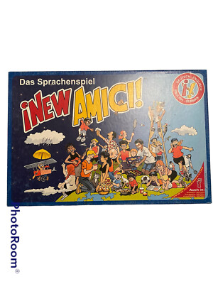 New Amici Das Sprachenspiel Deutsch Englisch Lernspiel Brettspiel Lernen Rarität