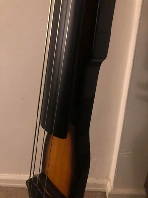 Stagg Electric Double Bass Violin Brown