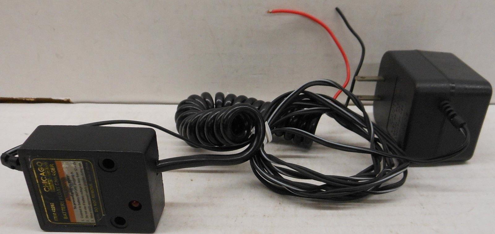 CHICAGO ELECTRIC POWER TOOLS 42292 BATTERY FLOAT CHARGER, WITH UA1506 AC ADAPT eBay