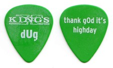 King's X Doug Pinnick dUg Thank God It's Highday Green Tour Guitar Pick
