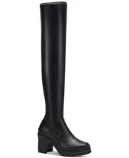 Bar III Women's Fernn Platform Over-The-Knee Boots - Black - 7