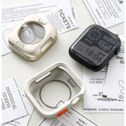 Stoßfeste weiche Silikonhülle für Apple Watch Series Ultra 10 9 8 7 6 5 SE - Bild 4 von 28