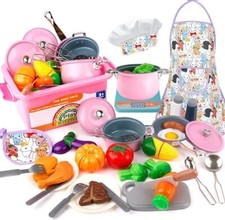 Accesorios de cocina de juguete para ni os, juego de cocina para ni os peque os.