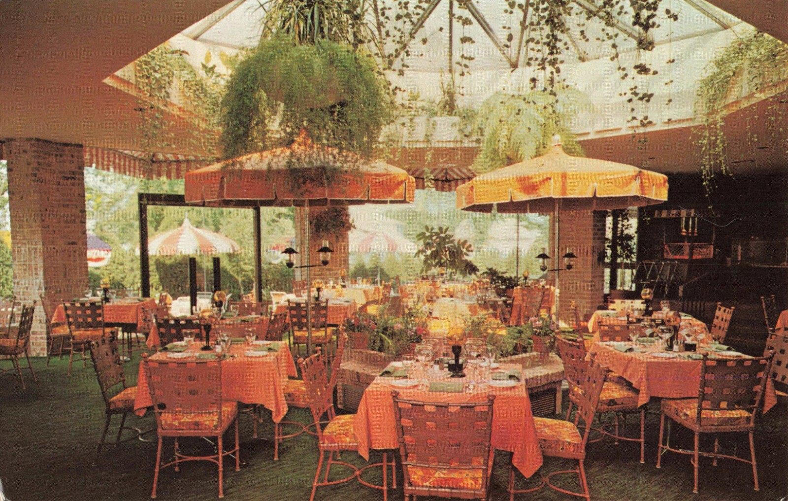 Postcard Tower Garden Restaurant Skokie Illinois eBay