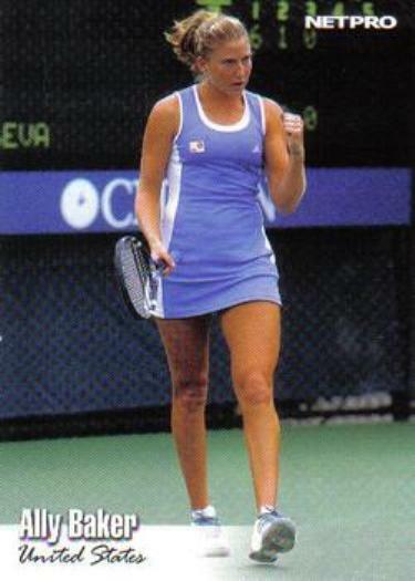 40) ALLY BAKER - United States - 2003 NetPro Tennis Card #19 LOT