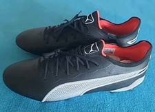 Puma KING ULTIMATE FG/AG Mens 11.5 Soccer Cleats 107563-01 Black White-Fire Orch