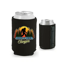 Hide & Seek Champion Magnetic Can Coolie Neoprene Collapsible; Bigfoot Sasquatch