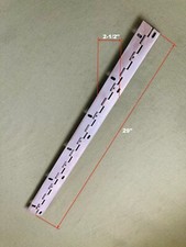 2-1/2" Wide Stainless Steel Piano Continuous Hinge - Heavy Duty