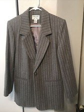 Gray Strip Blazer 8